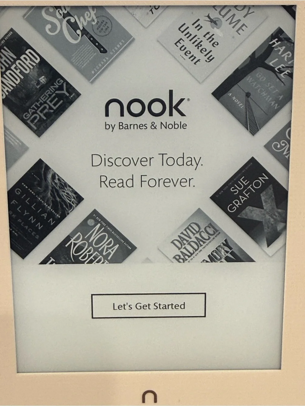 Nook eBook Reader in Metallic Champagne